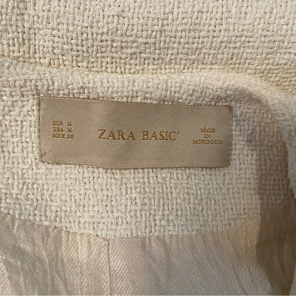 Zara cotton blazer jacket 100 % Cotton - Picture 8 of 11